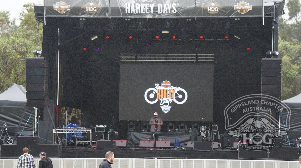 The Harley Days stage.