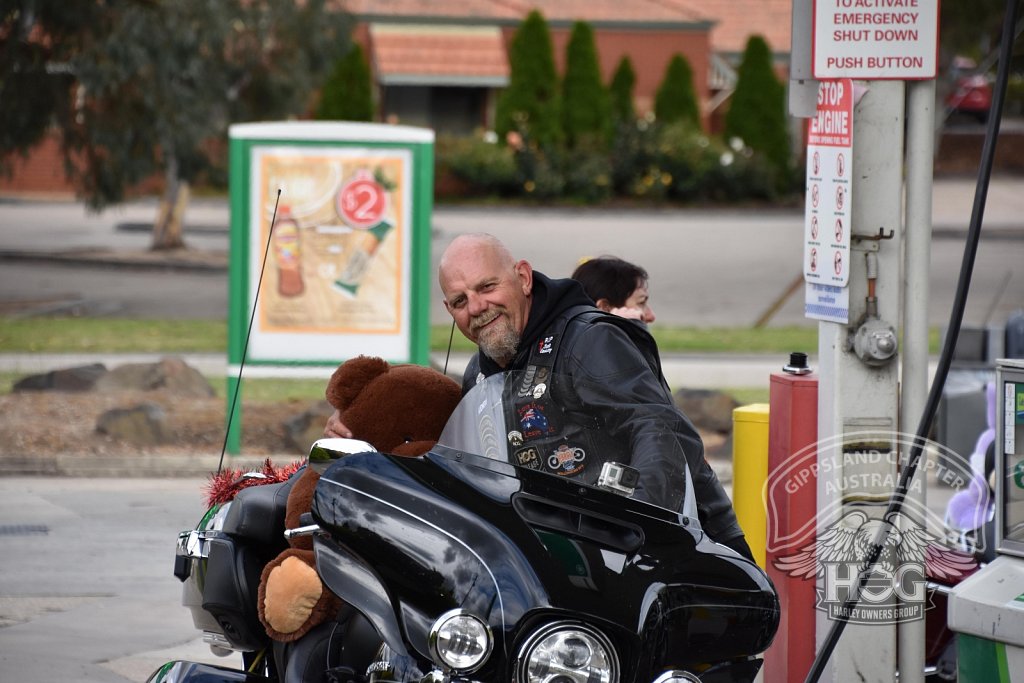 Andrew fuelling up