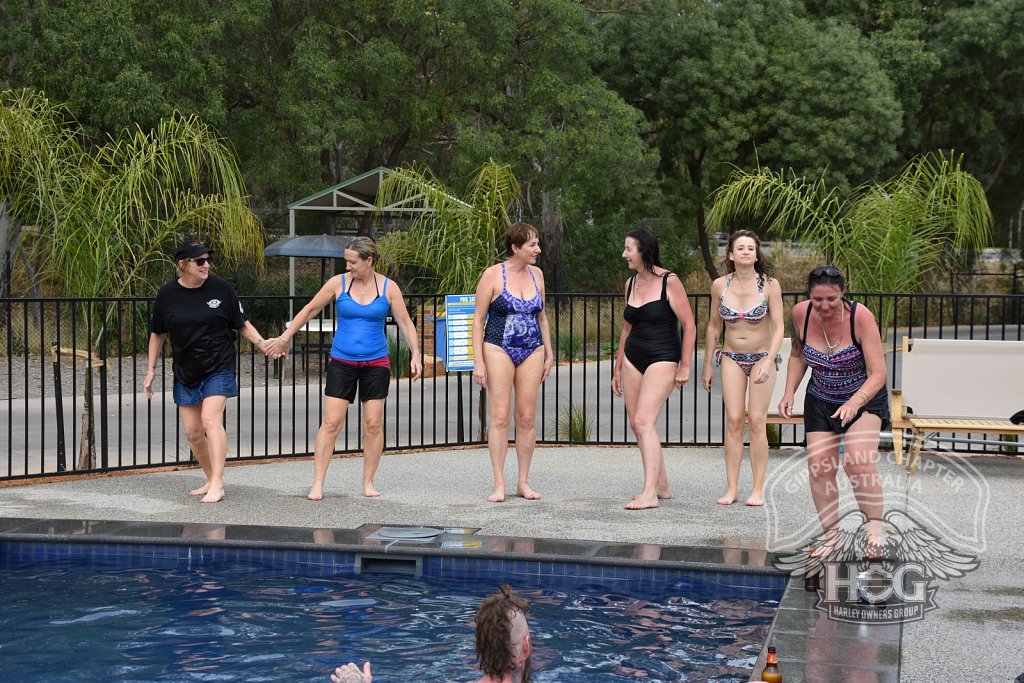 The YV girls making a splash