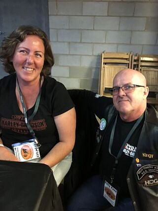 Jen and Kingy (from Kelly Country Albury Chapter)