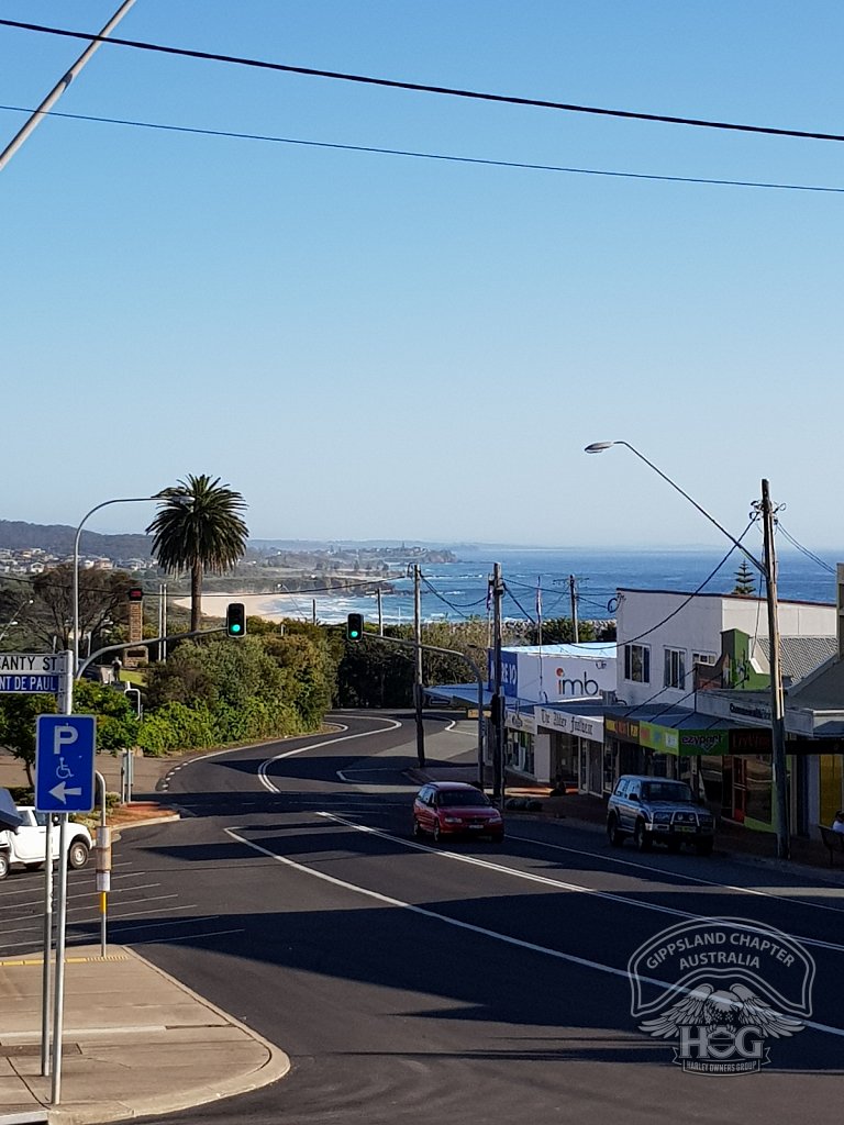 Our morning wakeup in Narooma